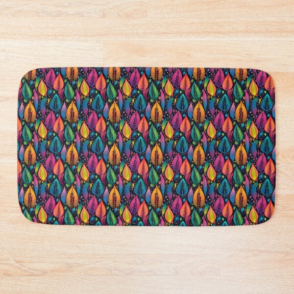 Item preview, Vibrant Veins: Rainbow Leaf Art designed and sold by pooshda.