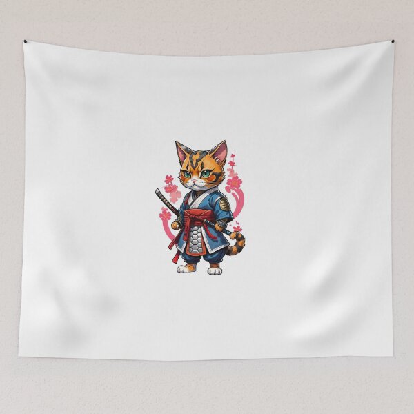 Item preview, Cool cat mom tortie samurai designed and sold by KorArtStudio.