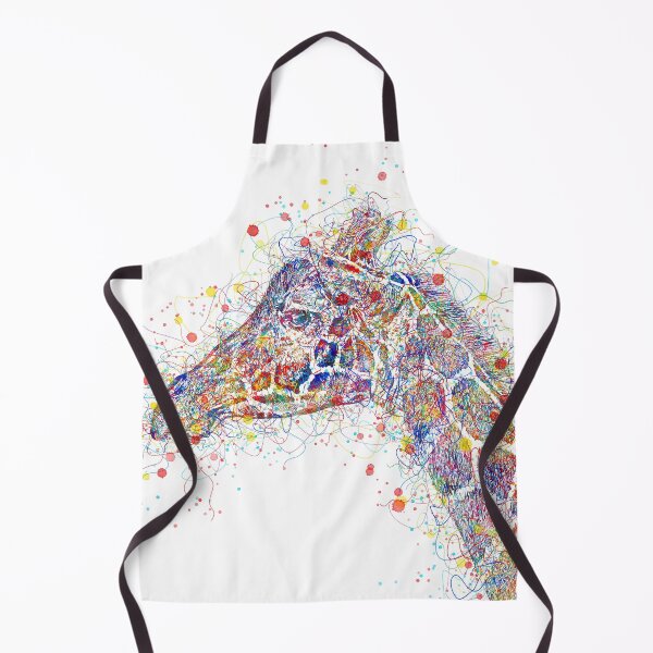Item preview, giraffe watercolor lines art designed and sold by berwies-artwork.