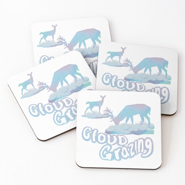 Item preview, Dreamy Deer Duet: Cloud Grazing designed and sold by Beetle and Thread.