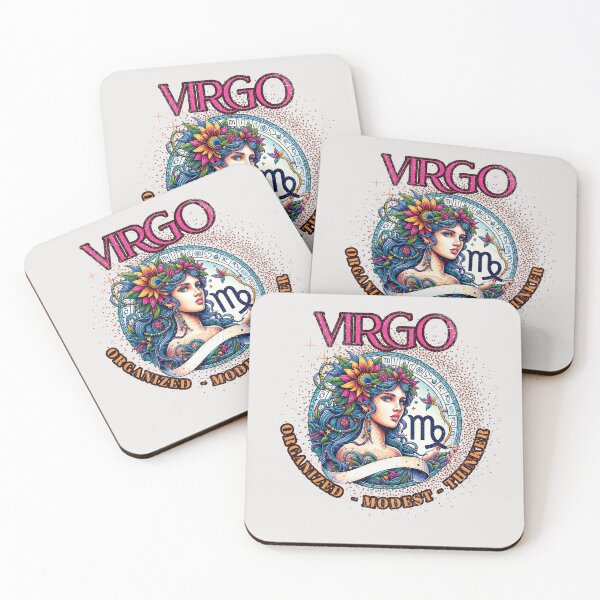 Item preview, Virgo Horoscope : Organized, Modest & Thinker designed and sold by AnalajiaDesigns.