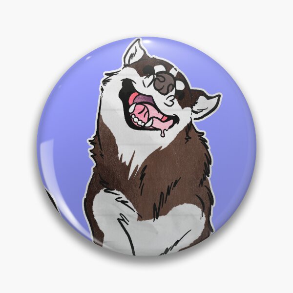 Item preview, Dopey Red Alaskan Malamute designed and sold by Sparklepupfaeri.