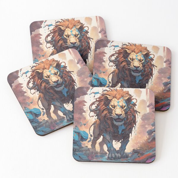 Item preview, A Mighty Alien Cyborg Lion designed and sold by TheArtOfPat.