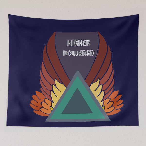 Item preview, Alcoholics Anonymous Support Symbol  HIGHER POWERED  designed and sold by THE AMERICAN TEEVANGELIST.