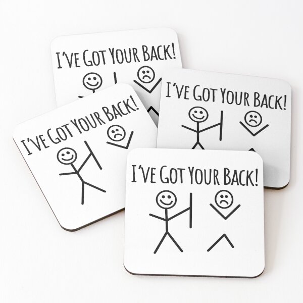 Item preview, I've Got Your Back (black) designed and sold by john-ki.