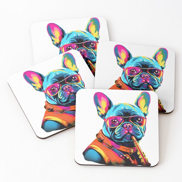 Item preview, French Bulldog plays saxophone designed and sold by RalNix.