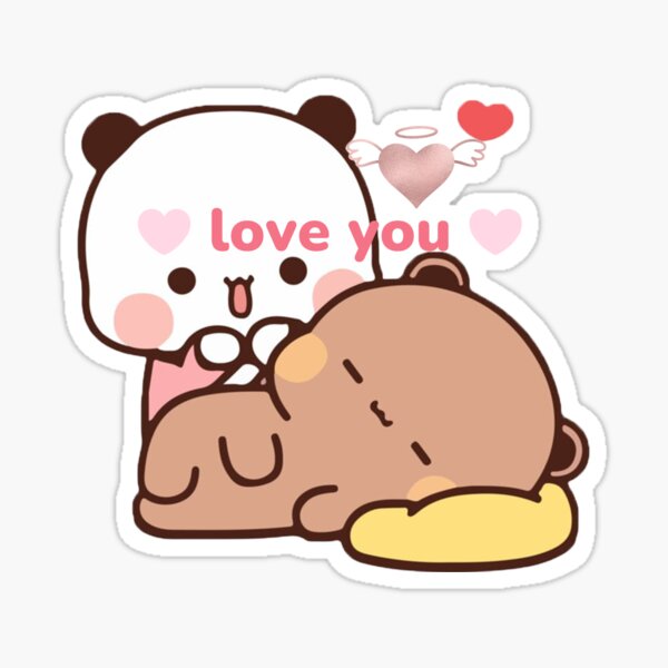 Bubu Dudu Valentine Stickers for Sale