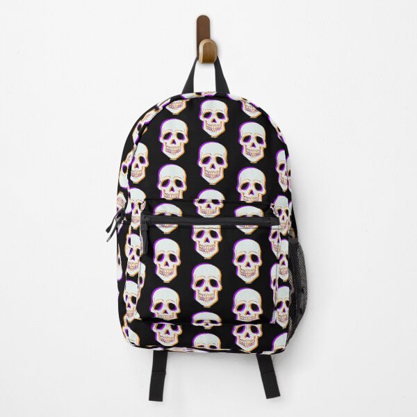 Item preview, 3D Glitch Skull (Orange and Purple Version) designed and sold by JanGrackle.