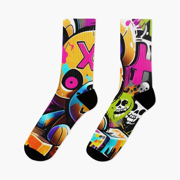 Item preview, Vibrant Graffiti Bear Urban Spray Paint Splatter Design designed and sold by WickedAI.