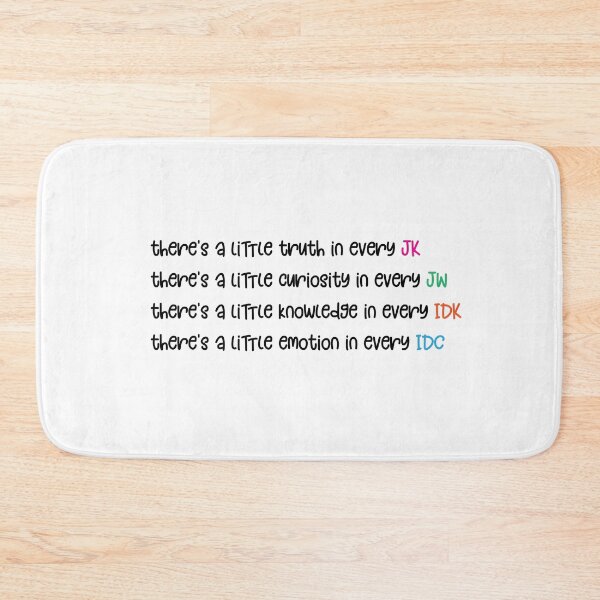Item preview, Myspace Text lingo JK IDK scene girl designed and sold by badnewsshop.