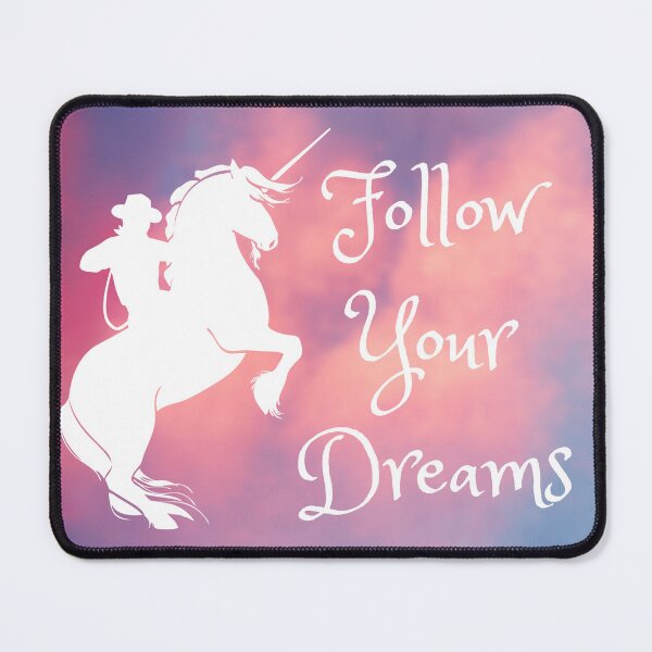 Item preview, Follow Your Dreams Unicorn Cowboy Design designed and sold by CarefulCreation.