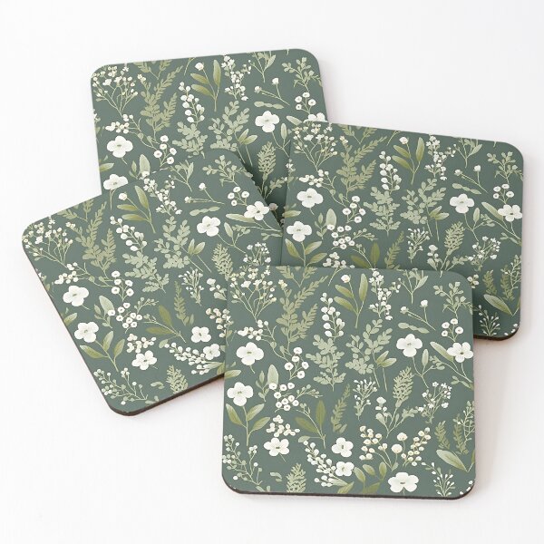 Item preview, Cottagecore Botanical Floral Herbs Plants Berries Pressed Flowers designed and sold by fluffstuffgifts.