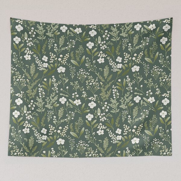 Item preview, Cottagecore Botanical Floral Herbs Plants Berries Pressed Flowers designed and sold by fluffstuffgifts.
