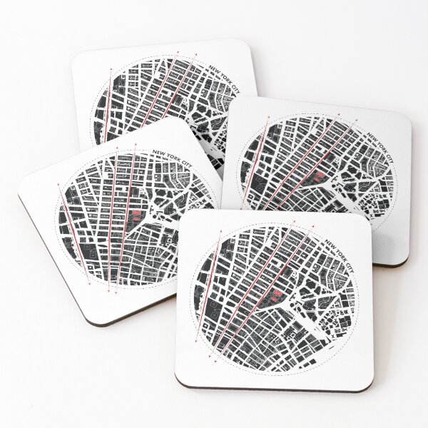 Item preview, Big Apple Blueprint: New York City Urban Plan designed and sold by Mundivagant Designs.