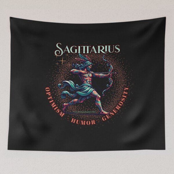 Item preview, Sagittarius Horoscope : Optimism, Humor & Generosity designed and sold by AnalajiaDesigns.