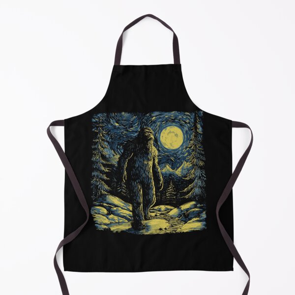 Item preview, Bigfoot Starry Night Van Gogh designed and sold by DrawHandArt.