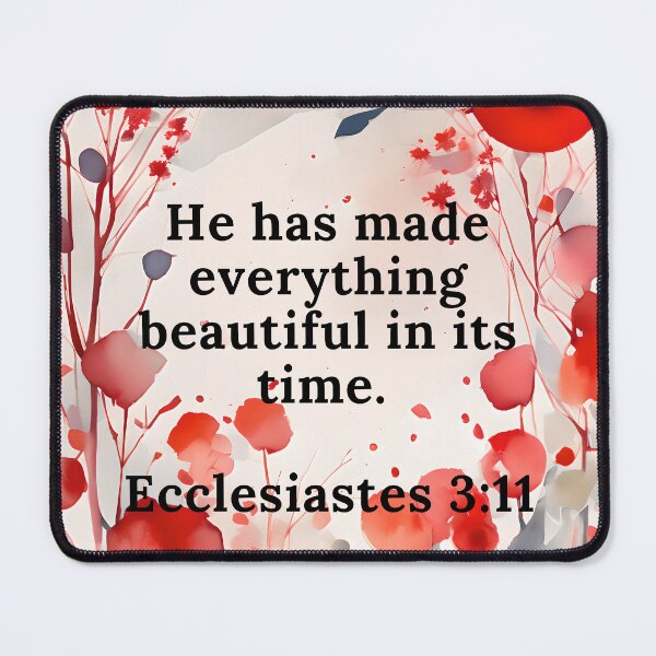 Item preview, Ecclesiastes 3:11 Quote designed and sold by Content by Steph.