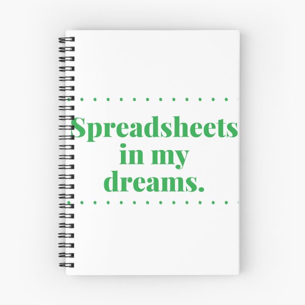 Item preview, 	Dreaming in Spreadsheets designed and sold by Custom-Print.
