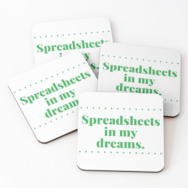 Item preview, 	Dreaming in Spreadsheets designed and sold by Custom-Print.