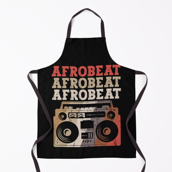 Item preview, Retro Earth Tones Afrobeat Colorful Boombox | African Dance Music - Black designed and sold by PearlMoonGrapes.