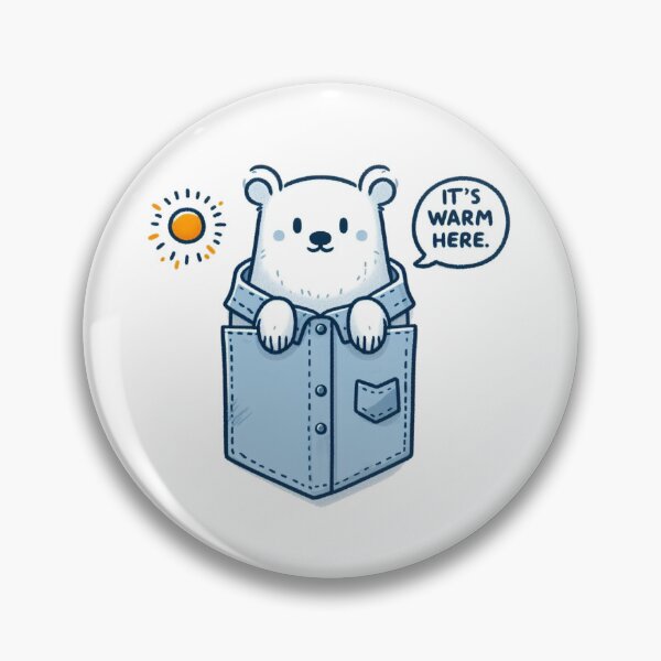 Item preview, Pocket Art Polar Bear designed and sold by LemuellTrends.