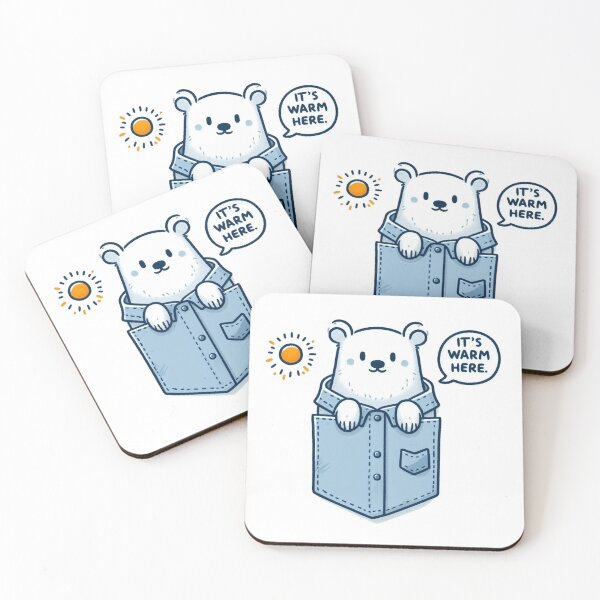 Item preview, Pocket Art Polar Bear designed and sold by LemuellTrends.