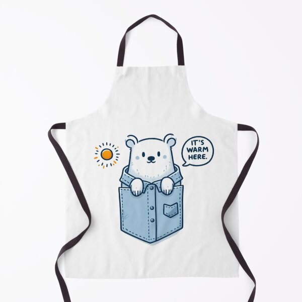 Item preview, Pocket Art Polar Bear designed and sold by LemuellTrends.