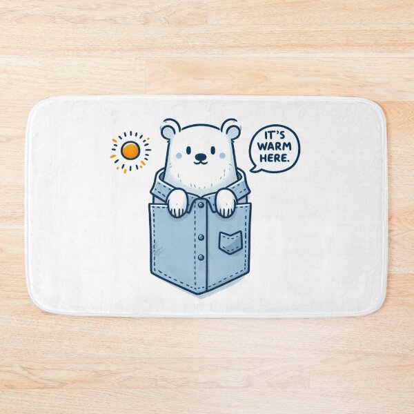 Item preview, Pocket Art Polar Bear designed and sold by LemuellTrends.