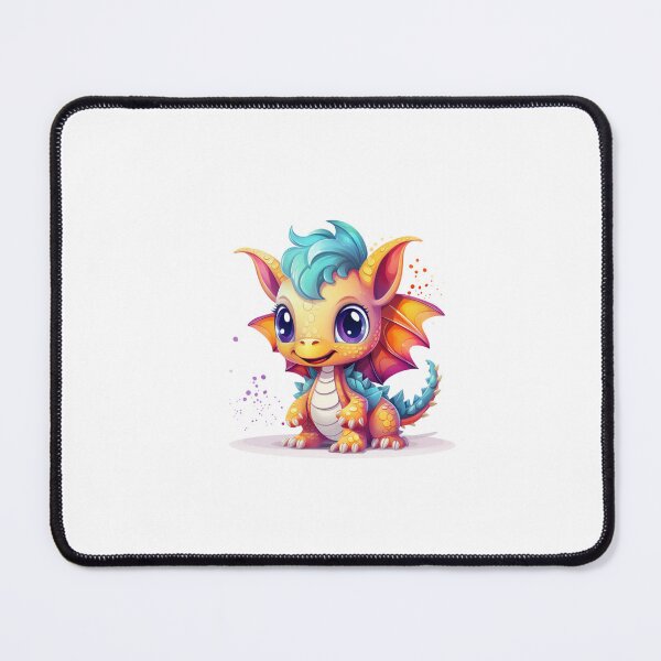 Item preview, Multicolored Cute Baby Dragon - Sticker designed and sold by kalyssa44.