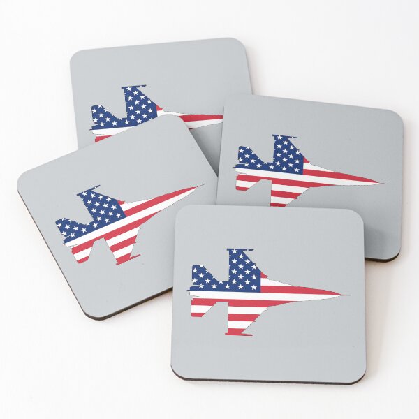 Item preview, Flag of the United States of America in shape of F-16 Fighting Falcon designed and sold by Jukka Heilimo.