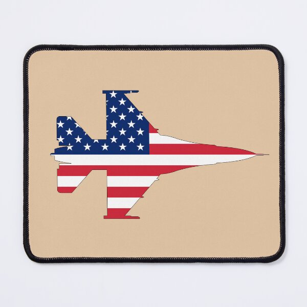 Item preview, Flag of the United States of America in shape of F-16 Fighting Falcon designed and sold by Jukka Heilimo.