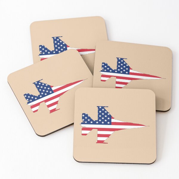 Item preview, Flag of the United States of America in shape of F-16 Fighting Falcon designed and sold by Jukka Heilimo.