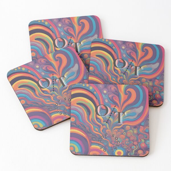 Item preview, Vibrant Psychedelic Artwork Displaying Intricate Swirls and Colorful Patterns designed and sold by OfftopSocial.
