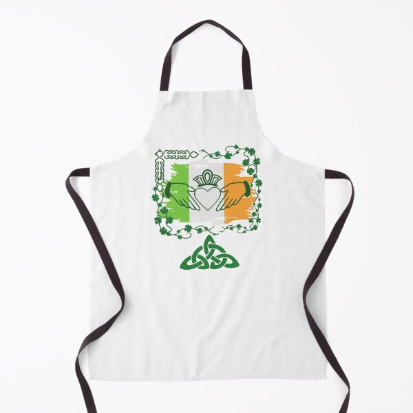Item preview, Irish Claddagh ring with Irish flag designed and sold by MCanderart.