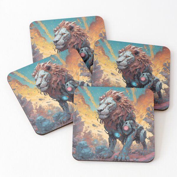 Item preview, A Mighty Alien Cyborg Lion designed and sold by TheArtOfPat.