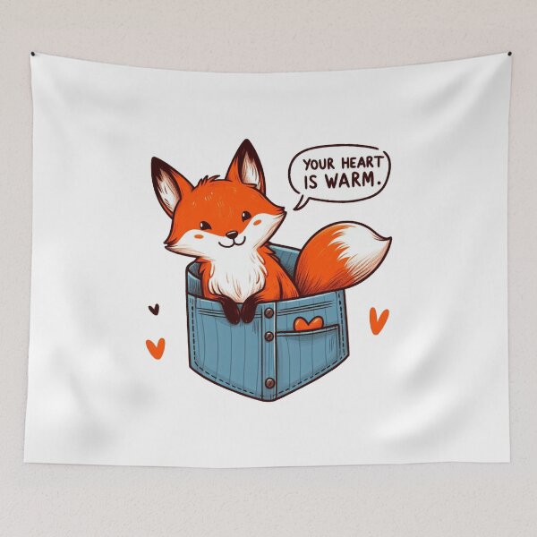 Item preview, Pocket Art Fox designed and sold by LemuellTrends.