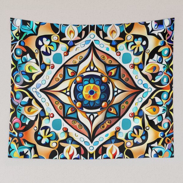 Item preview, Filigree Art Elegant & Royal Diamond Point Flower Mandala designed and sold by Zeporas Castle.