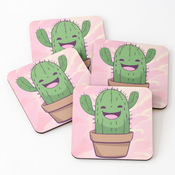 Item preview, Super Happy Cactus - Anime Style designed and sold by Yankee Doodle Gandy.