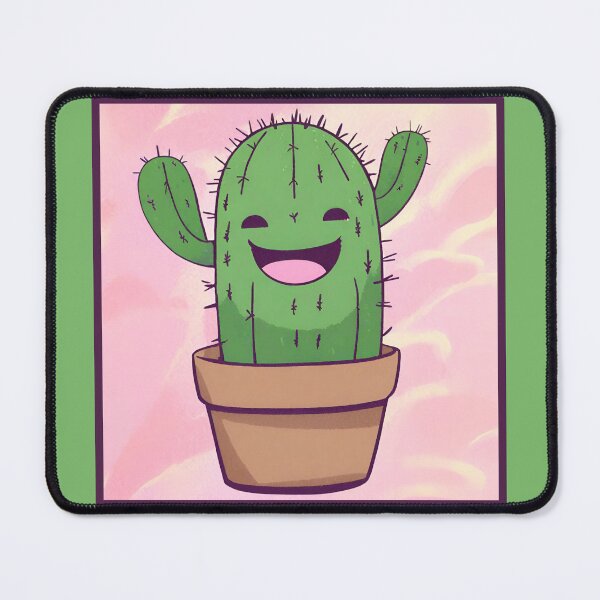 Item preview, Super Happy Cactus - Anime Style designed and sold by Yankee Doodle Gandy.