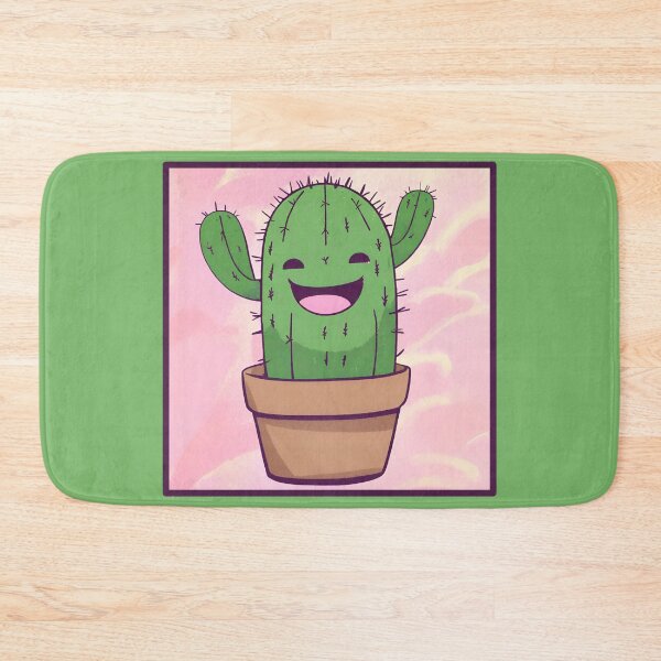 Item preview, Super Happy Cactus - Anime Style designed and sold by Yankee Doodle Gandy.