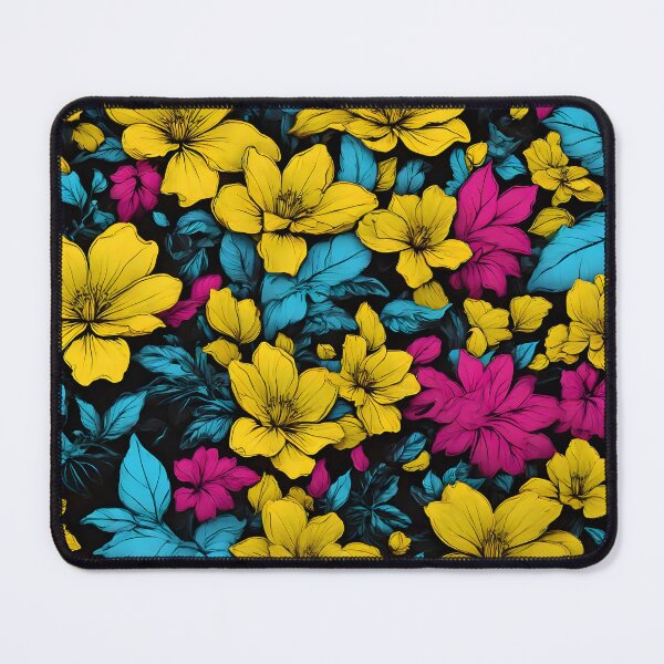 Item preview, Neon Flower Pattern designed and sold by WAUZ.