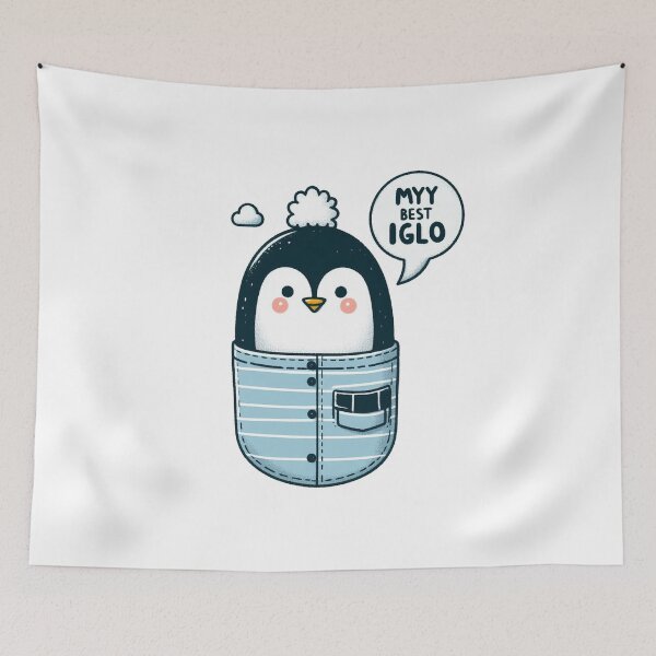 Item preview, Pocket Art Penguin designed and sold by LemuellTrends.