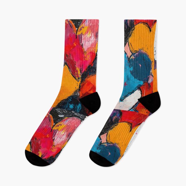 Item preview, Canvas of Emotion- Exploring Love's Depths and Fusion of Artistic Daring with Bold Brushstrokes and Bauhaus Elegance designed and sold by OlfactoART Studio.