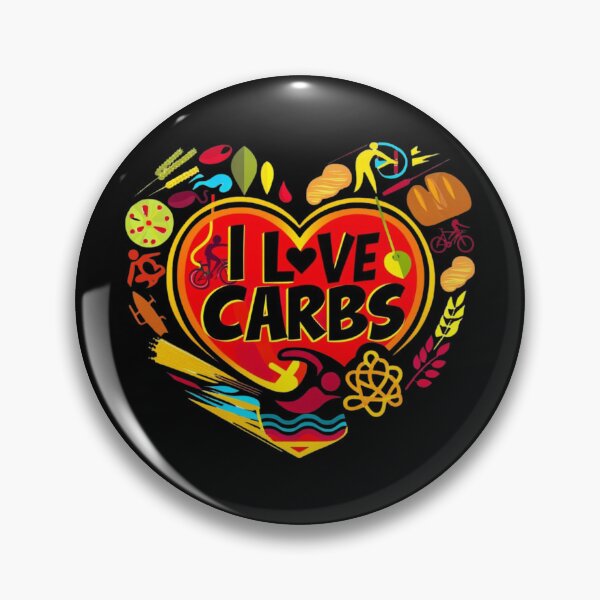 Item preview, I Love Carbs - Essential Energy Triathlete T-Shirt designed and sold by Triathlongram.