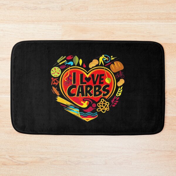 Item preview, I Love Carbs - Essential Energy Triathlete T-Shirt designed and sold by Triathlongram.