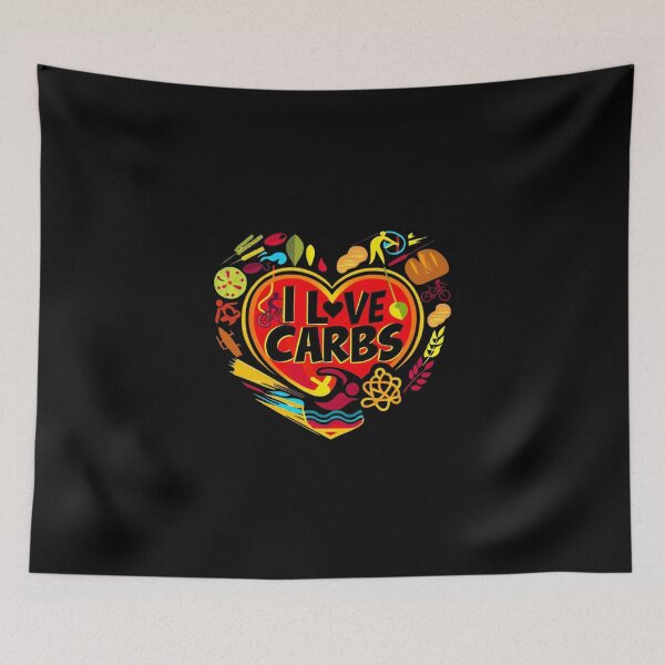 Item preview, I Love Carbs - Essential Energy Triathlete T-Shirt designed and sold by Triathlongram.