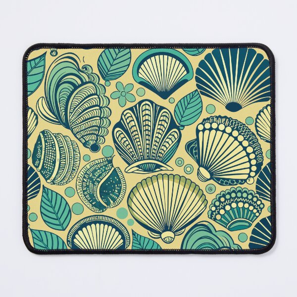 Item preview, Whisper of the ocean: A seamless marine-themed print for a peaceful and pleasurable home and life designed and sold by Rosa Elena Albornoz Mendez.
