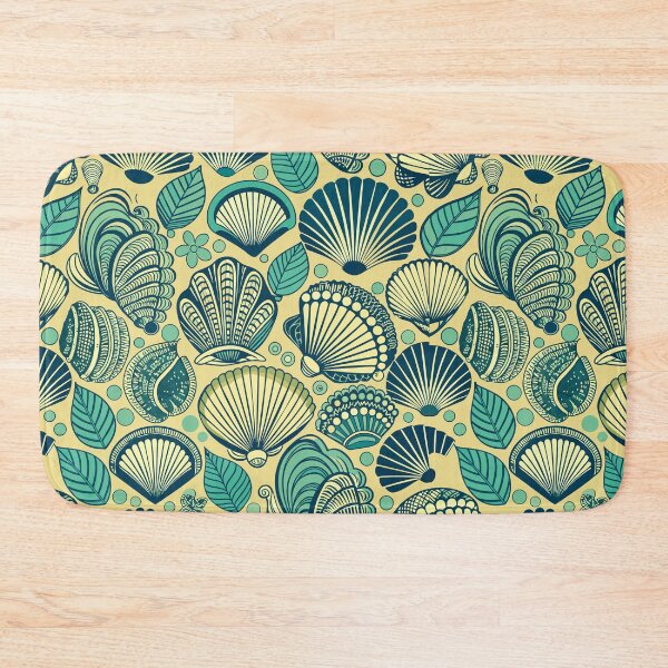 Item preview, Whisper of the ocean: A seamless marine-themed print for a peaceful and pleasurable home and life designed and sold by Rosa Elena Albornoz Mendez.