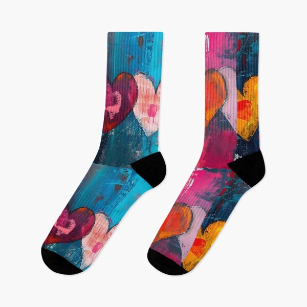 Item preview, Harmony of Hearts- A Bauhaus Symphony in Daring Colors and Bold Expressive Journey of Love designed and sold by OlfactoART Studio.