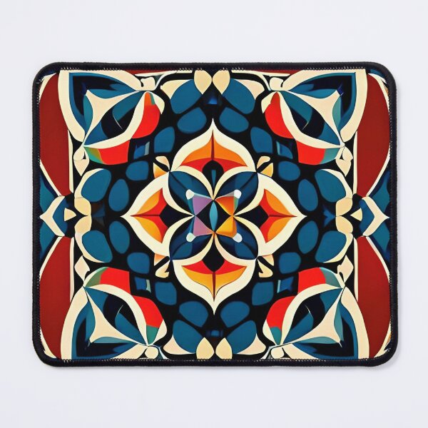 Item preview, Filigree Art Elegant & Royal Blue Prism Flower Mandala designed and sold by Zeporas Castle.